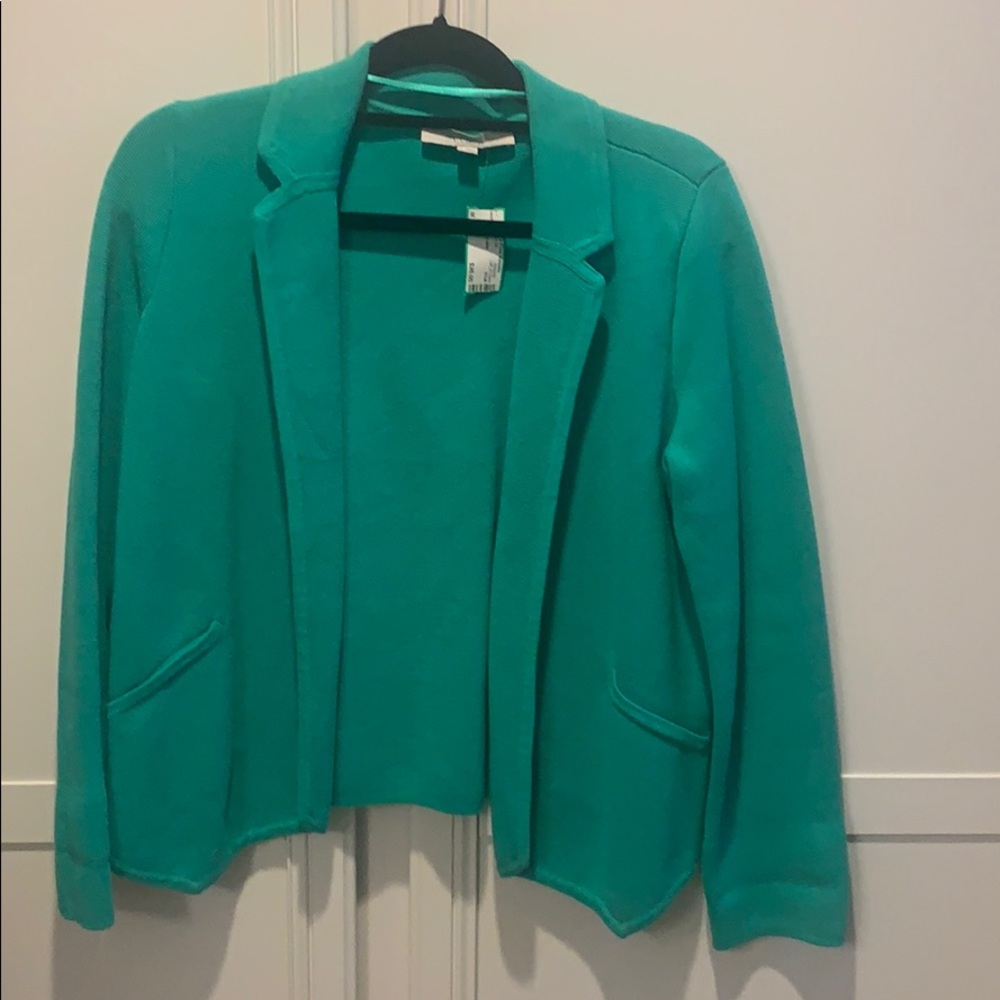 Knit Blazer with a a cardigan feel